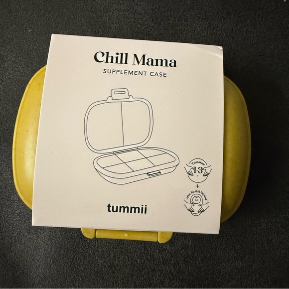 Tummii Chill Mama Supplement Case in Yellow - Picture 1 of 4
